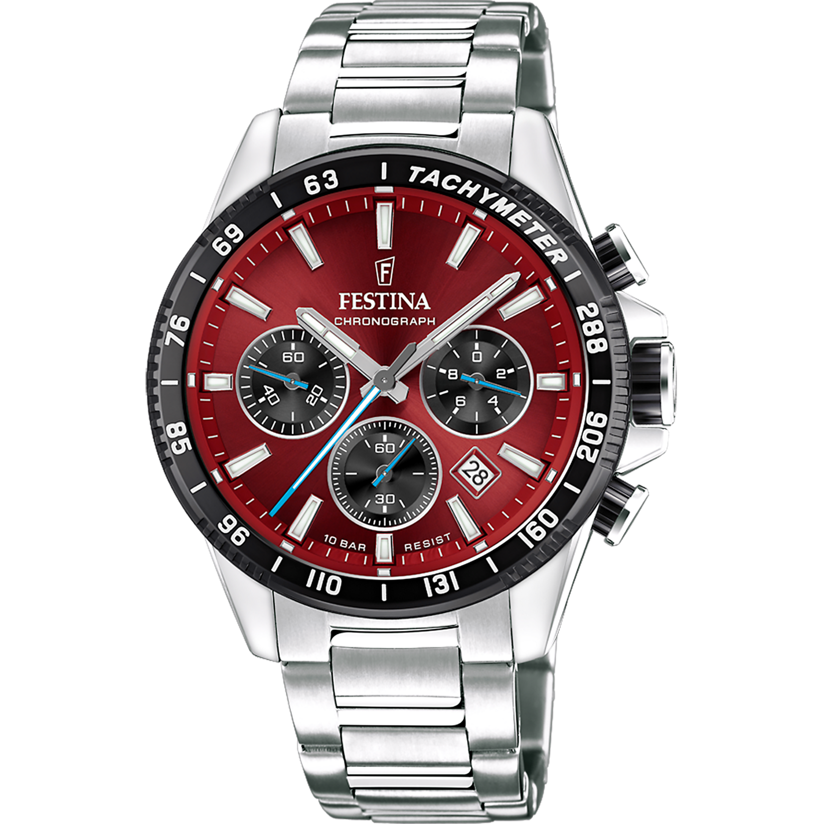 Reloj Festina Timeless Chronograph F20560/7 esfera granate