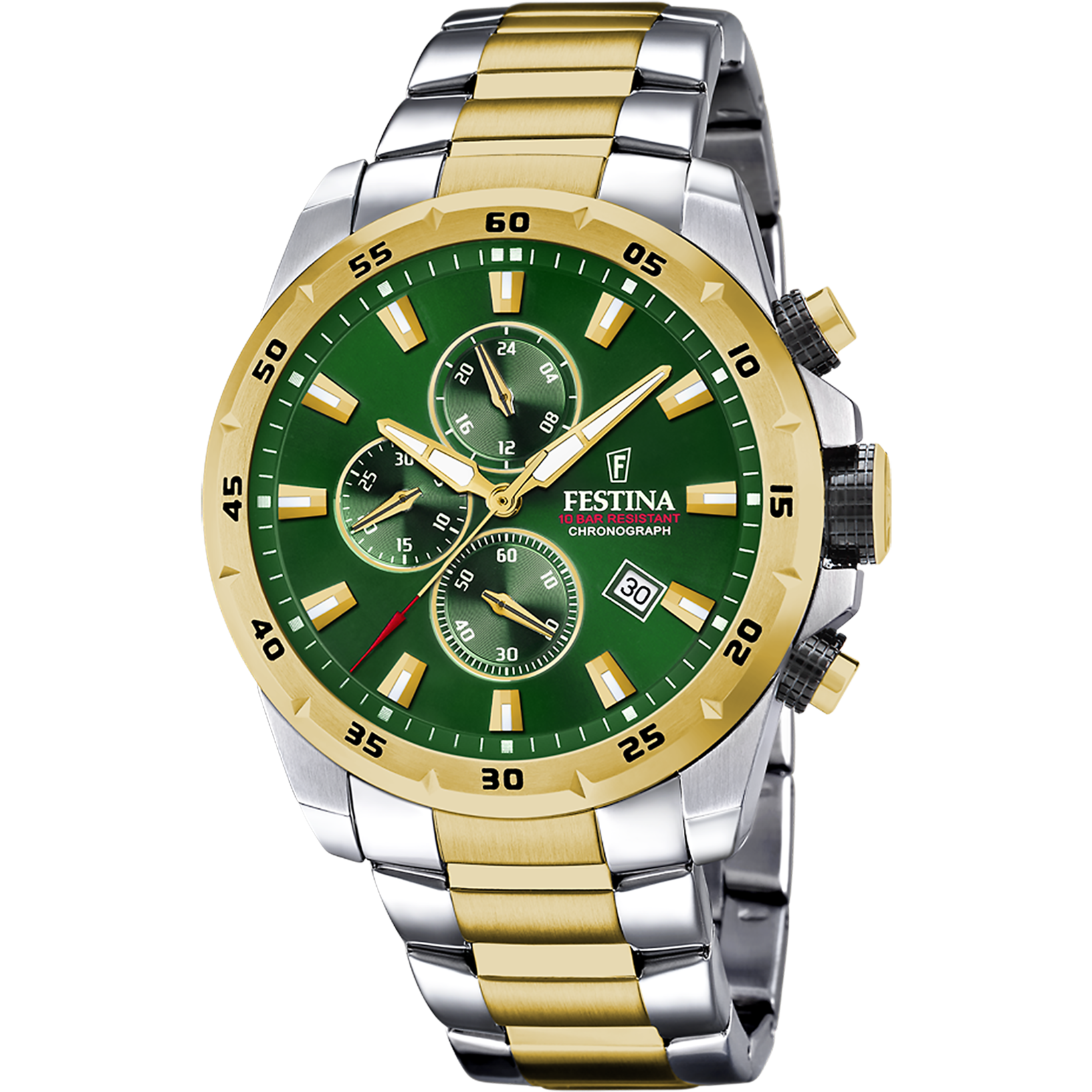 Reloj Festina Timeless Chronograph F20562/3 esfera verde