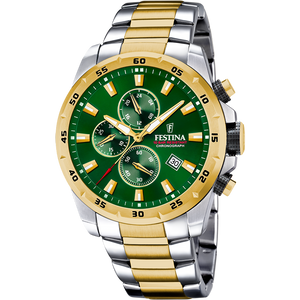 Reloj Festina Timeless Chronograph F20562/3 esfera verde
