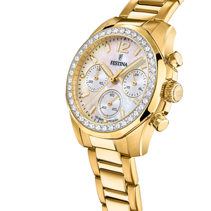 RELOJ festina dorado F20609/1 lateral