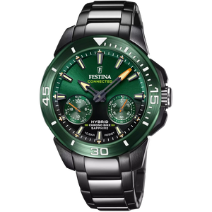 RELOJ festina chrono bike verde con función smartwatch