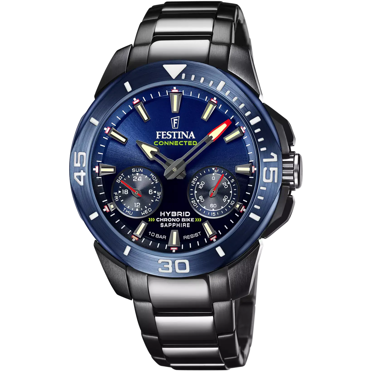 RELOJ festina chrono bike azul con función smartwatch