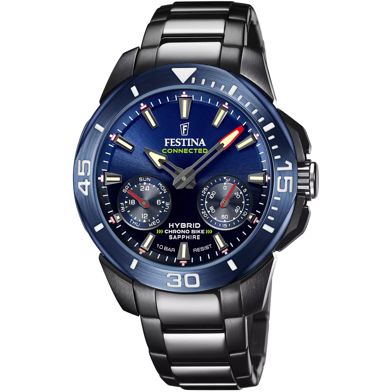 RELOJ festina chrono bike azul con función smartwatch