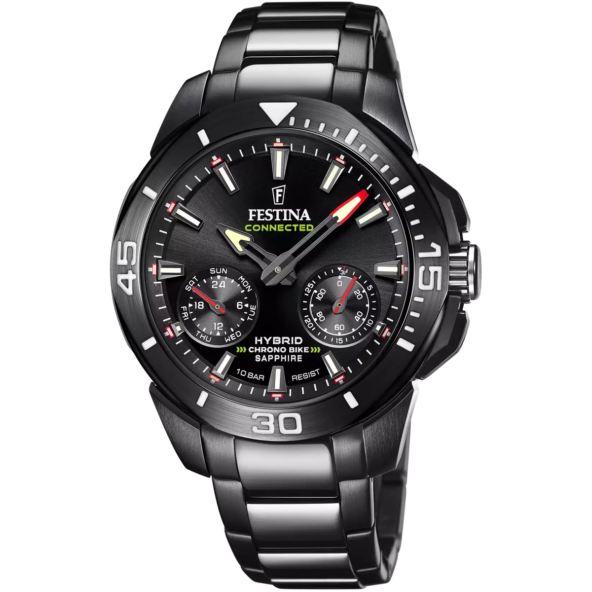 RELOJ festina chrono bike negro con función smartwatch