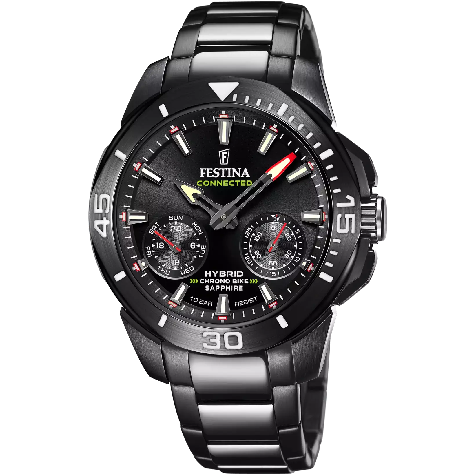 RELOJ festina chrono bike negro con función smartwatch