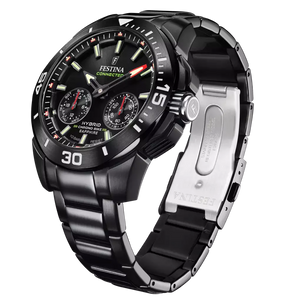 RELOJ festina chrono bike negro con función smartwatch lateral