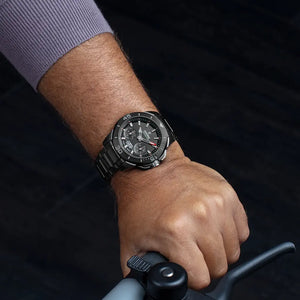 detalle RELOJ festina chrono bike negro con función smartwatch