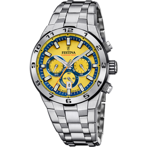 Reloj Festina Chrono Bike F20670/4 esfera amarilla