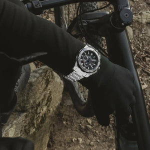 RELOJ festina chrono bike con esfera negra y bisel plateado foto