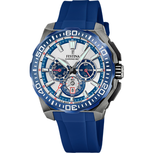 Reloj Festina Chrono Bike F20725/4 esfera plateada