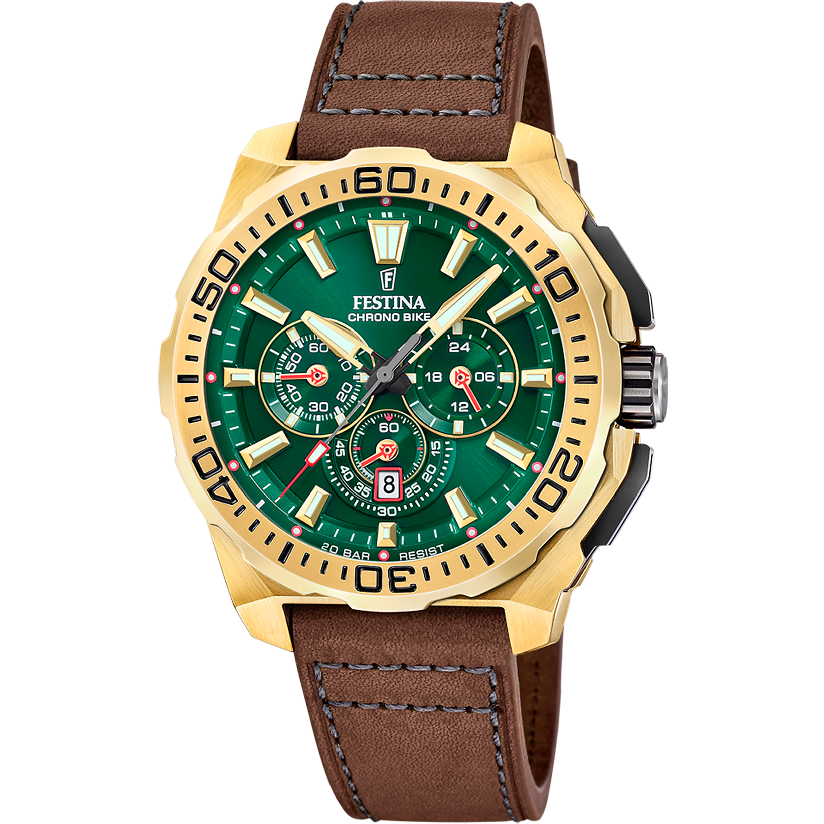 Reloj Festina Chrono Bike F20728/2 esfera verde
