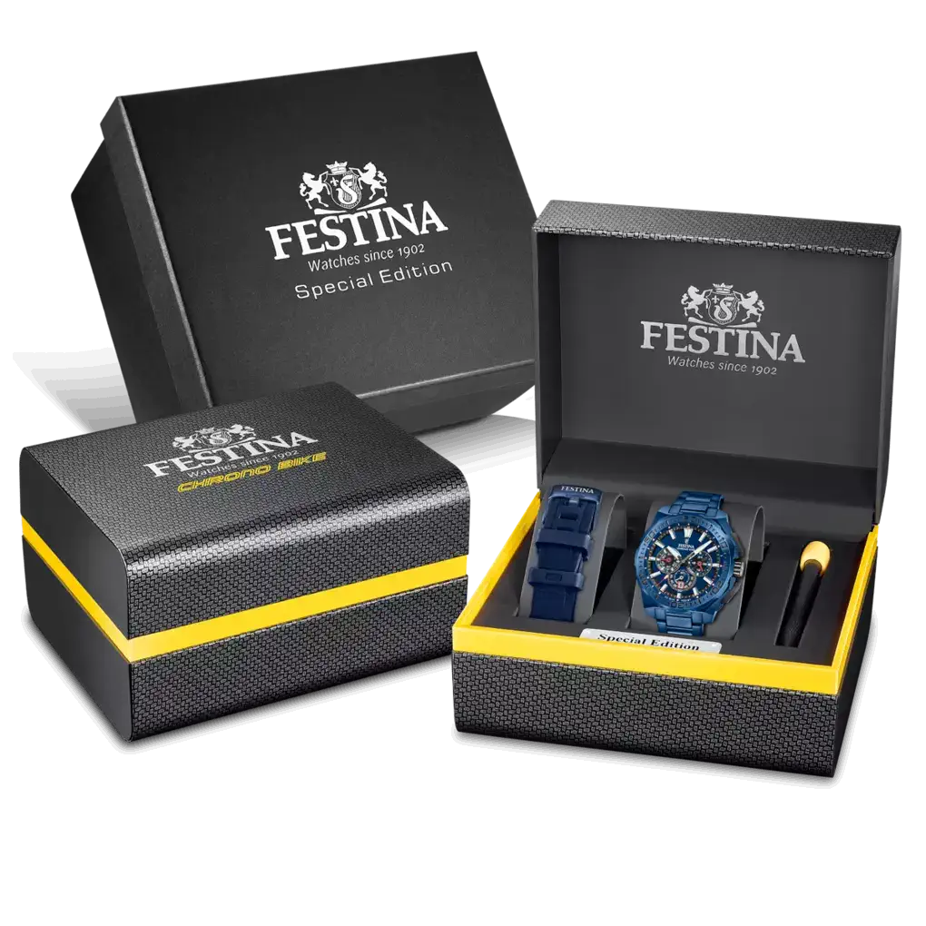RELOJ festina azul F20729/1 cajas