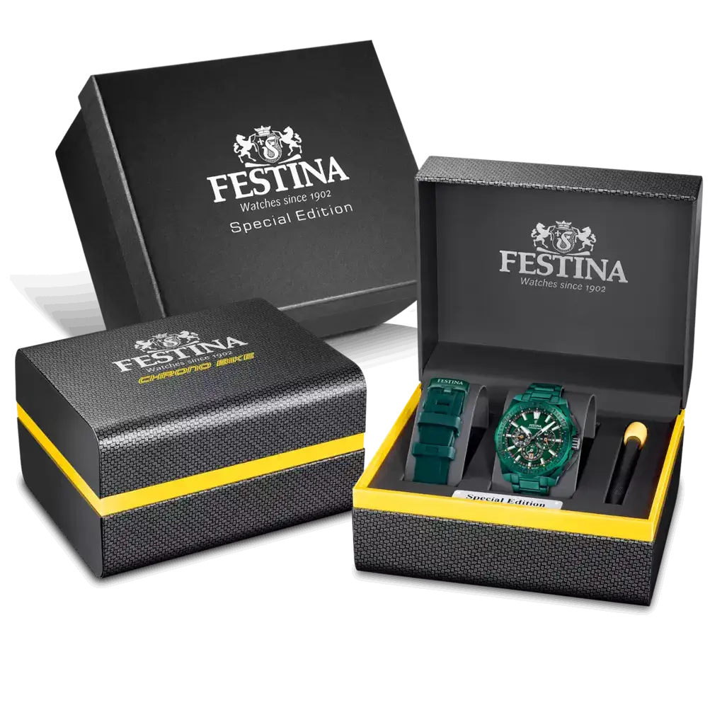 RELOJ festina verde F20730/1 caja