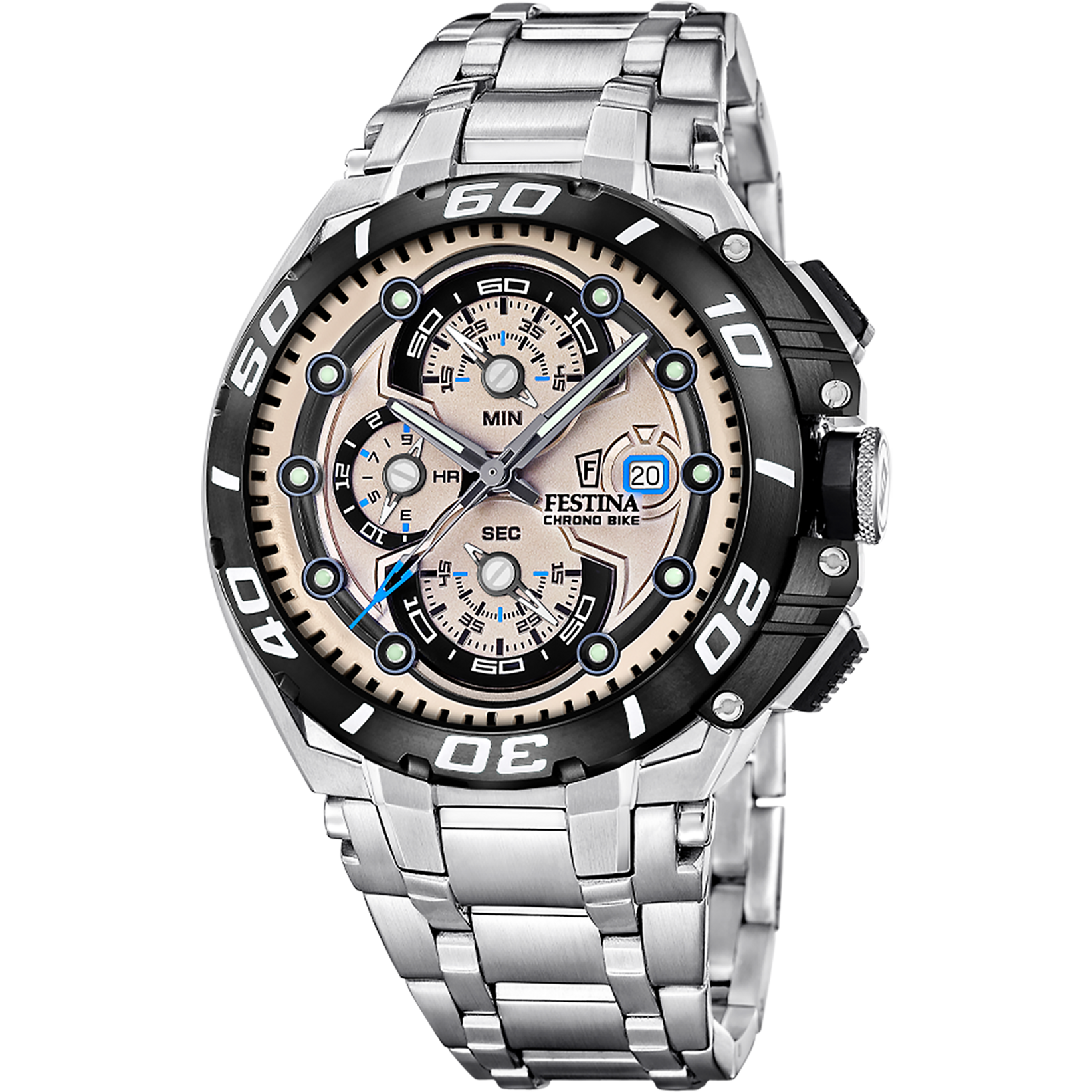 Reloj Festina Chrono Bike F20754/2 esfera marrón