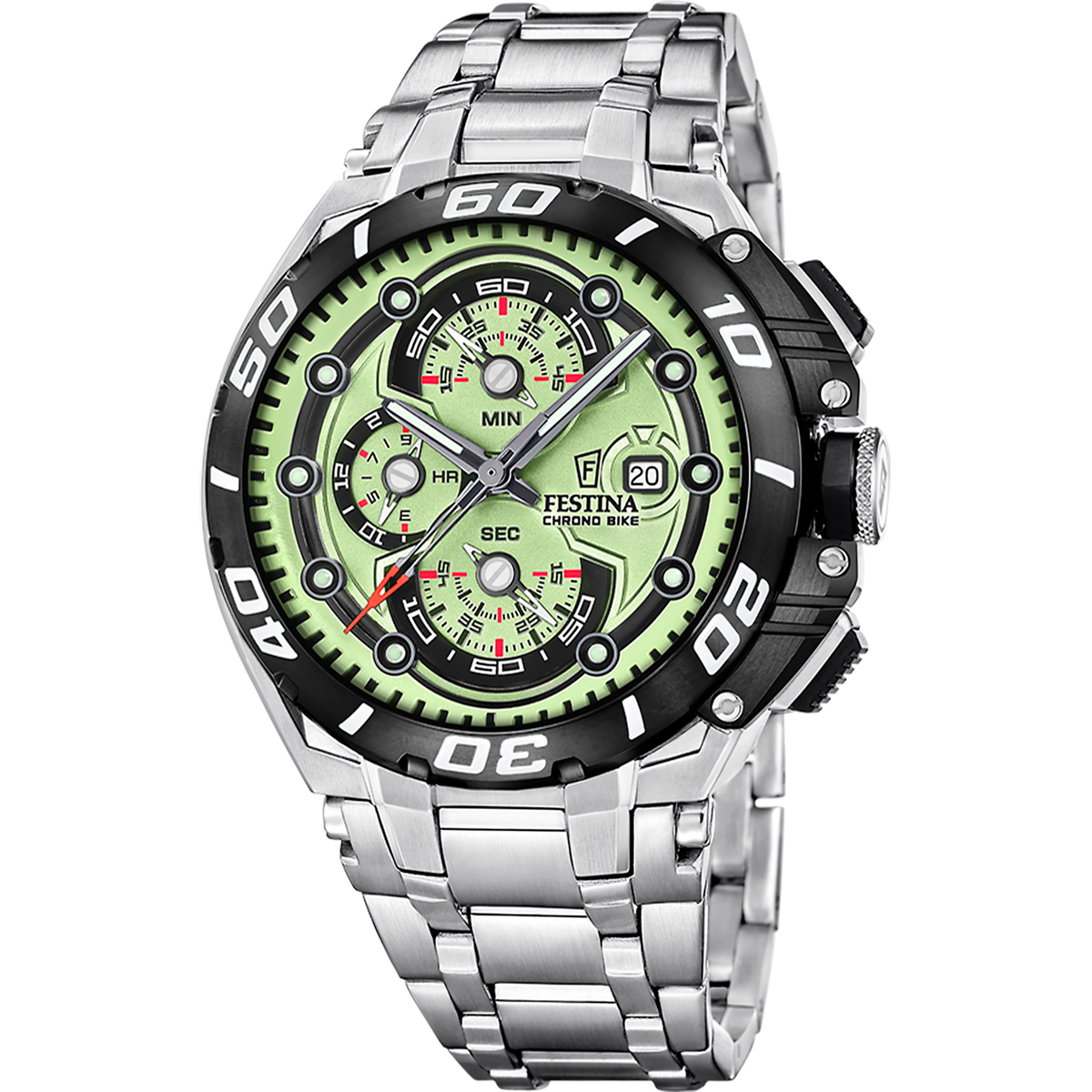 Reloj Festina Chrono Bike F20754/3 esfera verde
