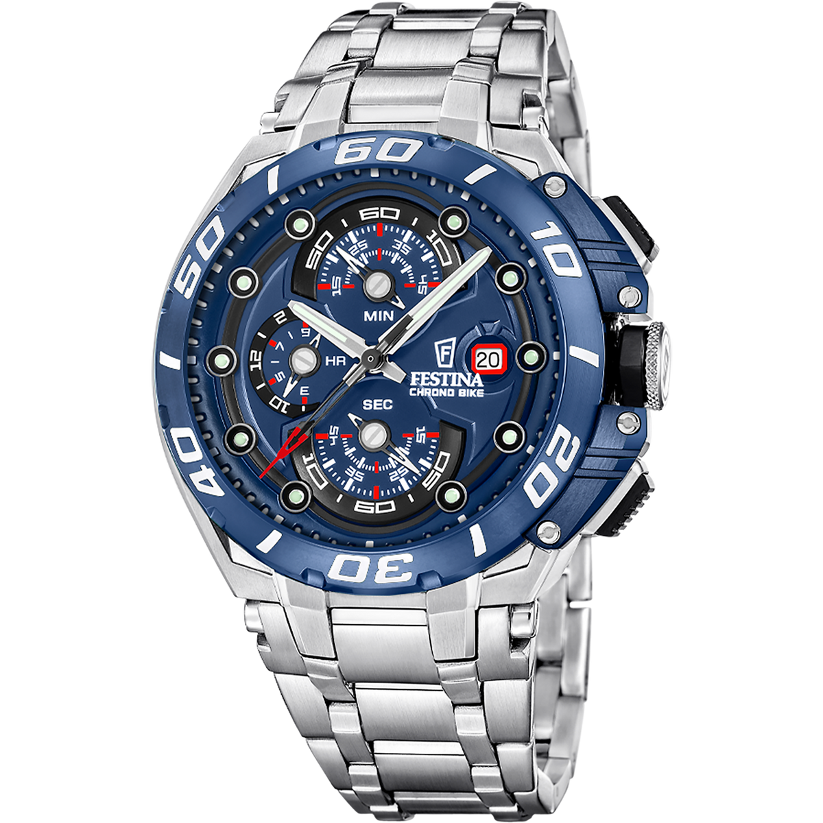 Reloj Festina Chrono Bike F20754/4 esfera azul