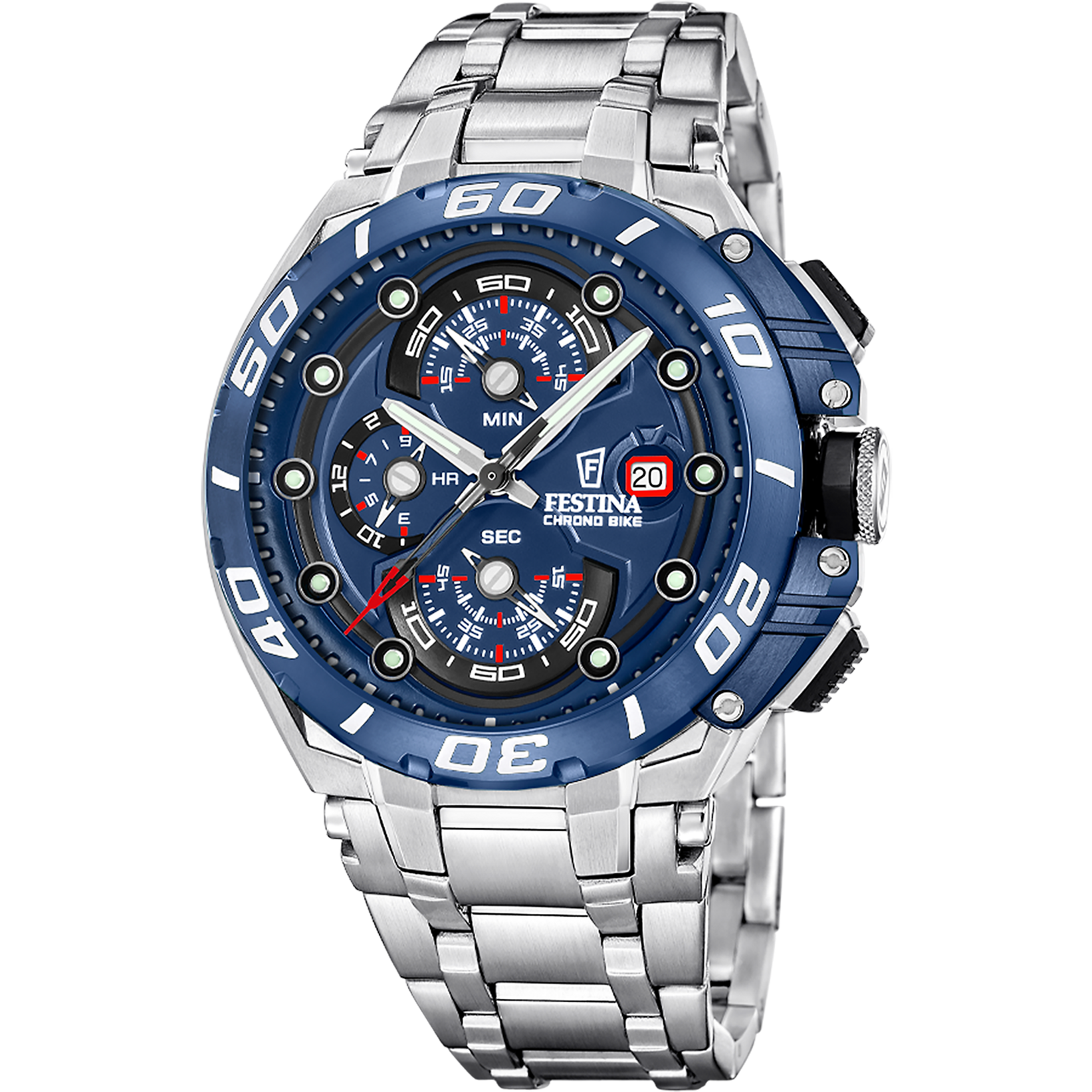 Reloj Festina Chrono Bike F20754/4 esfera azul