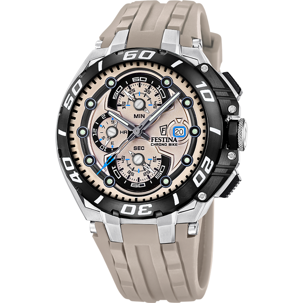 Reloj Festina Chrono Bike F20755/2 esfera marrón