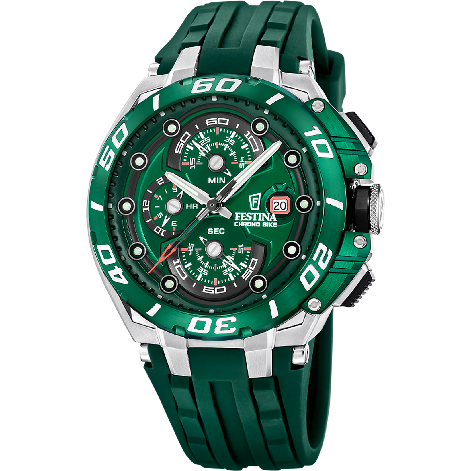 Reloj Festina Chrono Bike F20755/3 esfera verde