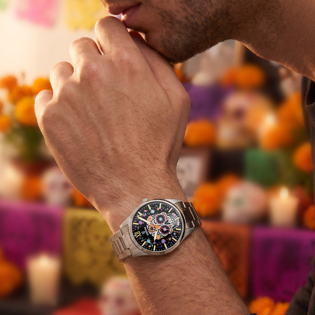 Reloj Festina Acero Clasico F20809/1 puesto en la muñeca detalle