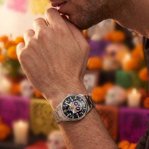 Reloj Festina Acero Clasico F20809/1 puesto en la muñeca detalle