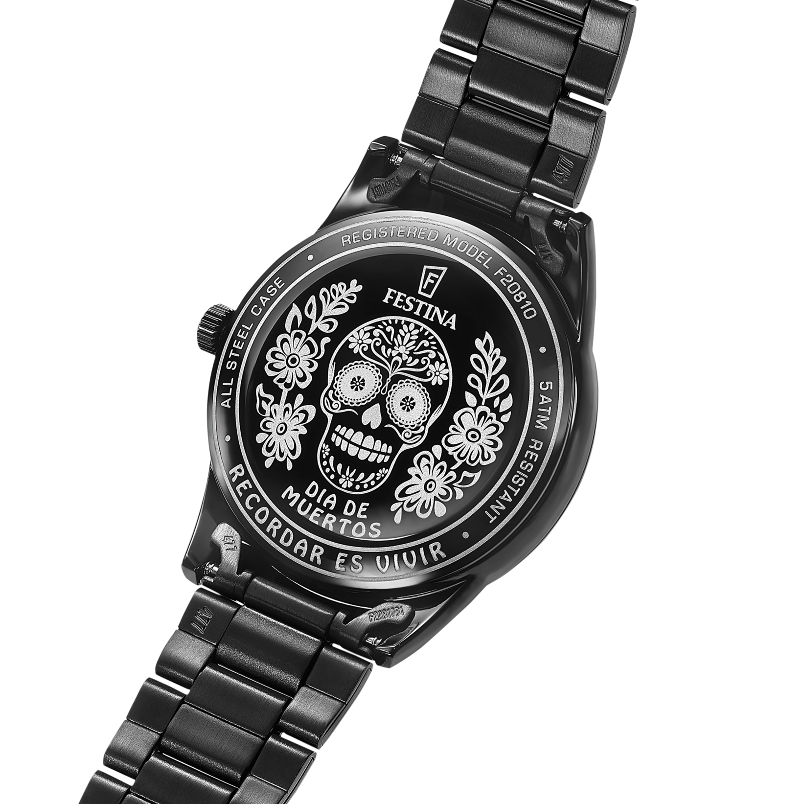 Reloj Festina Acero Clasico F20810/1 trasera grabada conmemorativa
