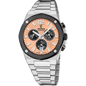 Reloj Festina Swiss Made Vallée F22017/2 esfera naranja