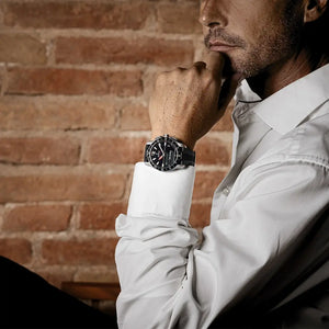 RELOJ festina smartwatch híbrido con correa de caucho negra y caja de titanio foto