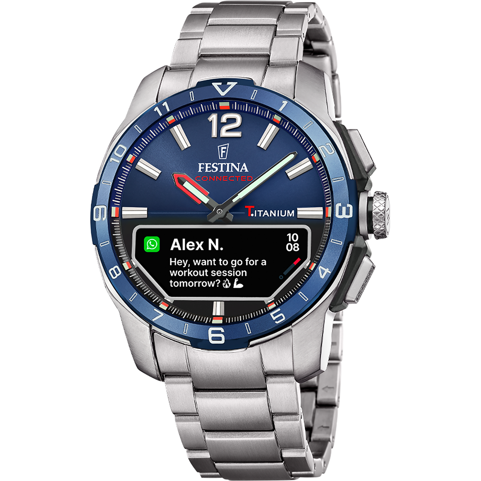 Reloj Festina Connected D F23000/E esfera azul