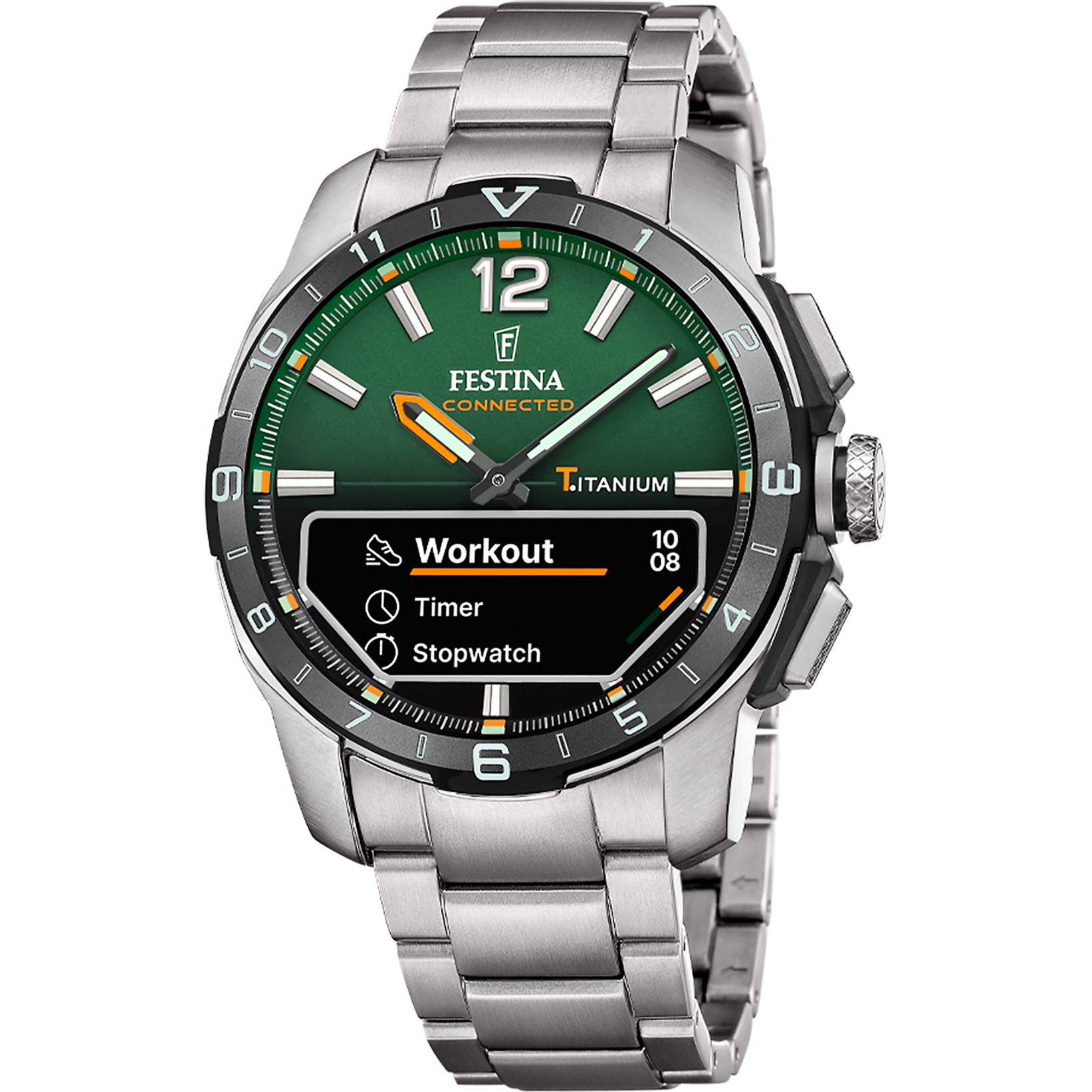 Reloj Festina Connected D F23000/F esfera verde