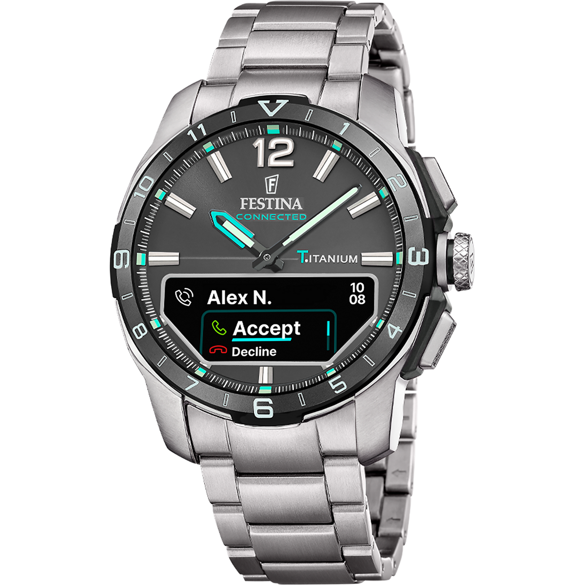 Reloj Festina Connected D F23000/J esfera gris