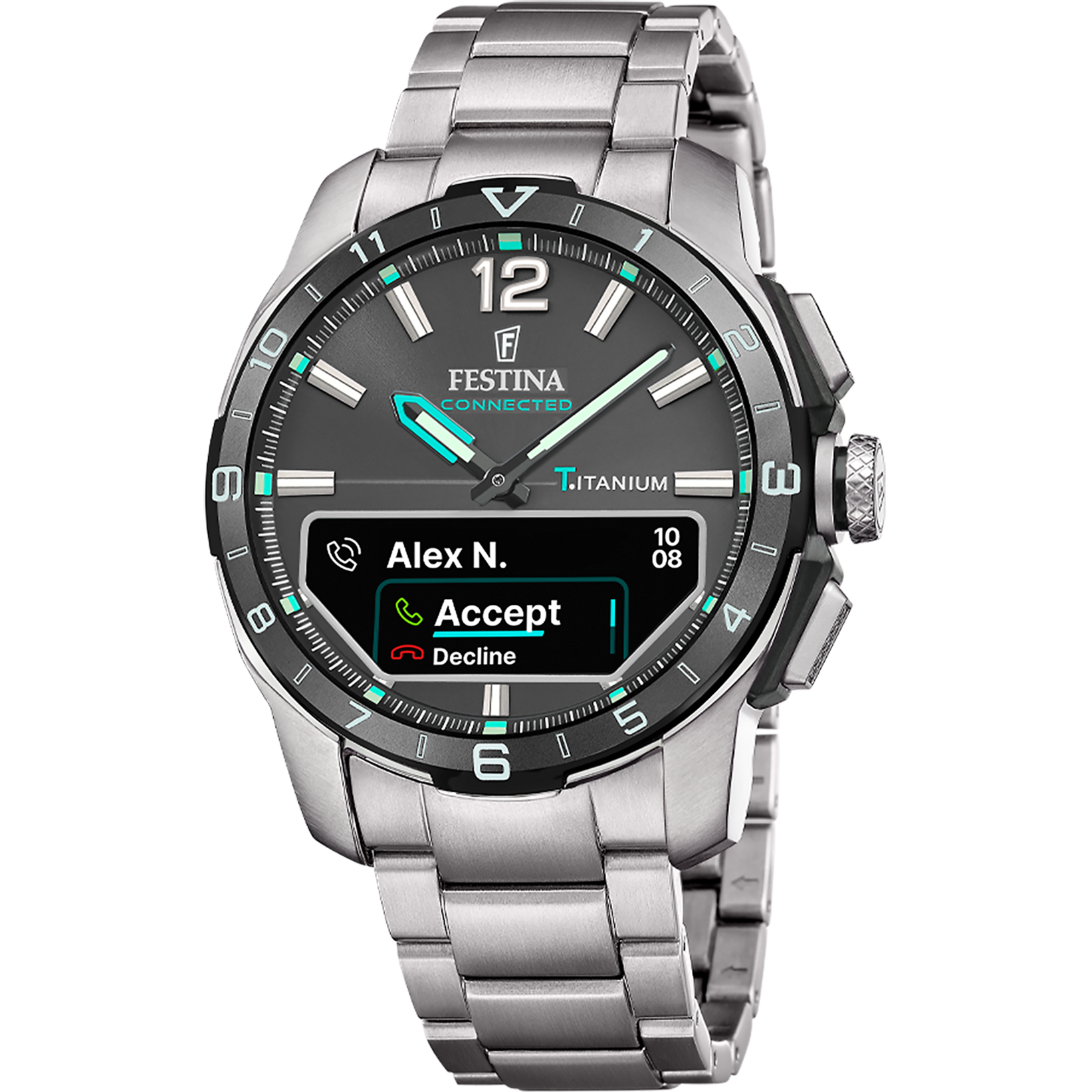 Reloj Festina Connected D F23000/J esfera gris