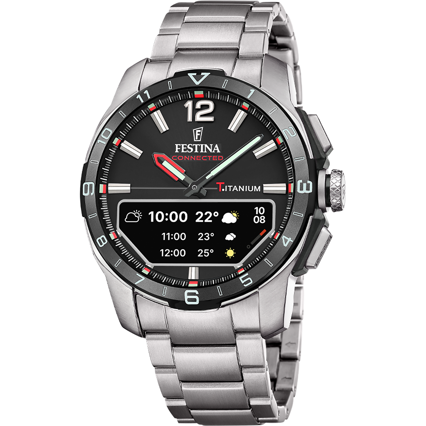 Reloj Festina Connected D F23000/M esfera negro