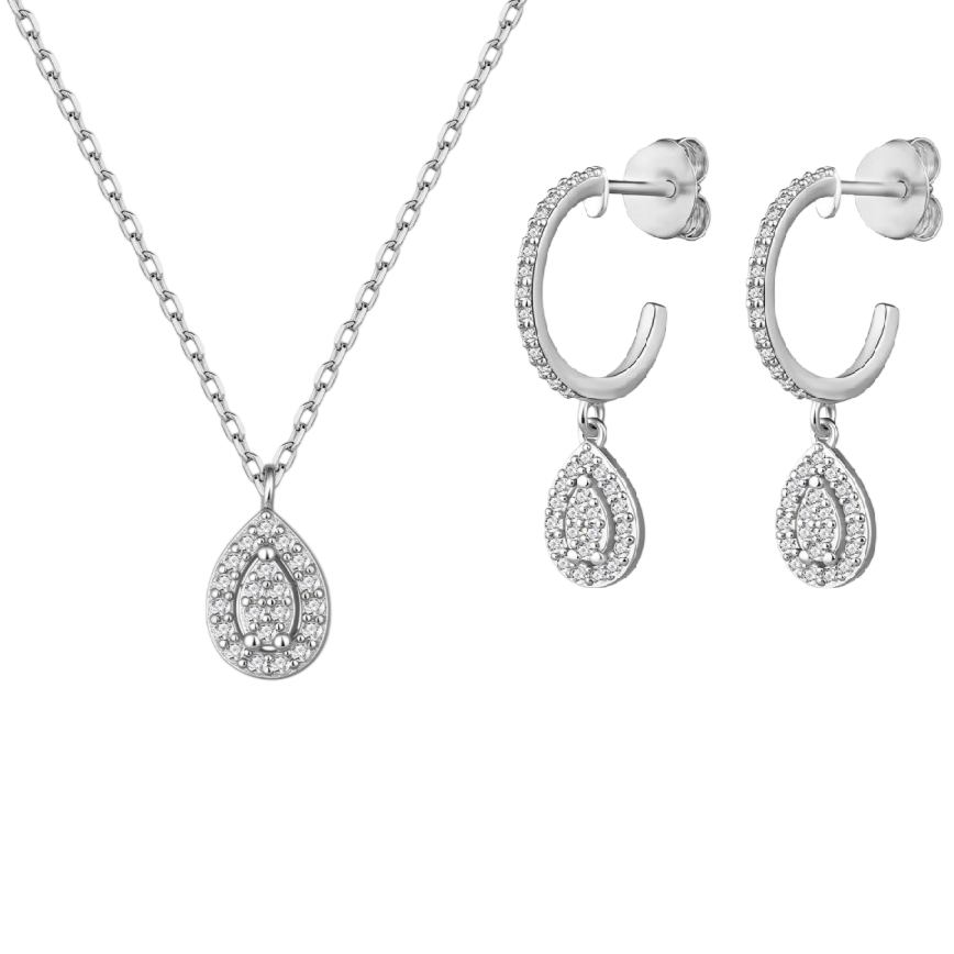 Conjunto plata circonitas gota