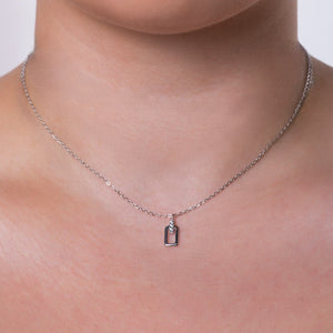 Conjunto plata circonita rectangular 3