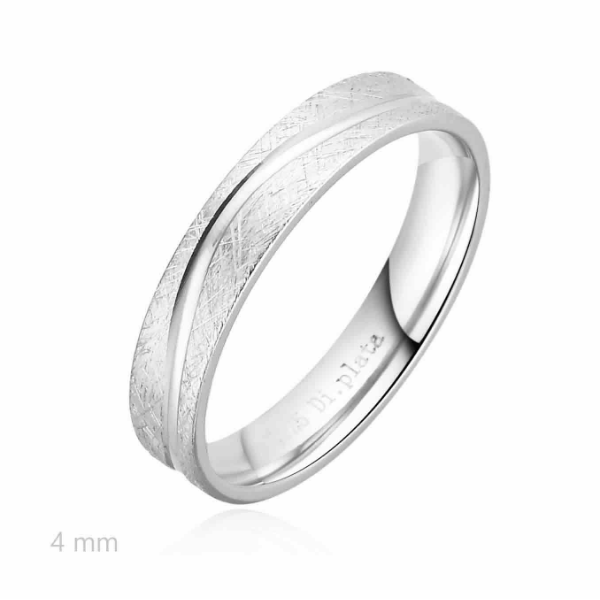 Alianza plata de ley 925 lisa