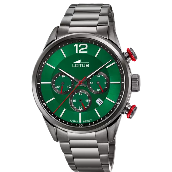 RELOJ DE HOMBRE LOTUS CHRONO CON ESFERA VERDE 18686/4