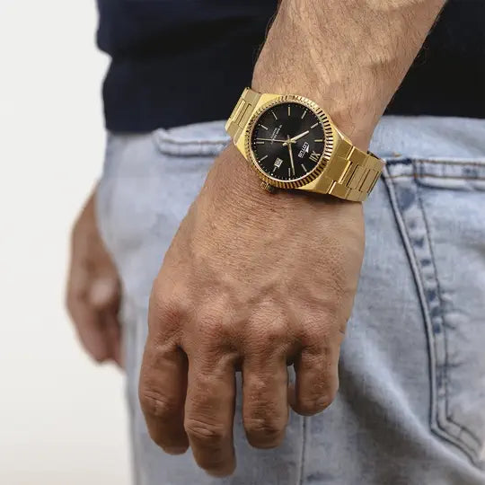 LOTUS FREEDOM GOLD BLACK WATCH 18837/3 - Joyeria Pepe Lozano