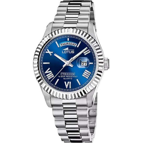 Reloj Lotus FREEDOM para hombre esfera azul