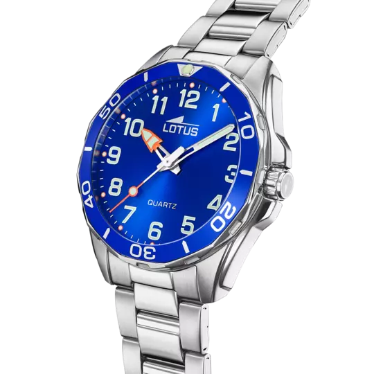 RELOJ INFANTIL LOTUS JUNIOR CON ESFERA AZUL 18860/1 LATERAL