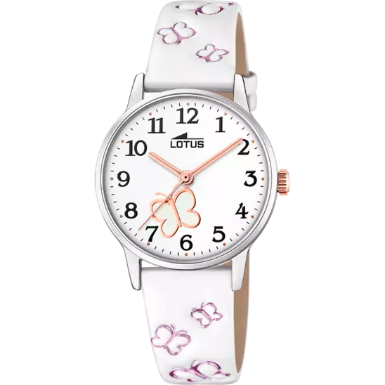 RELOJ INFANTIL LOTUS JUNIOR CON ESFERA BLANCA 18864/1