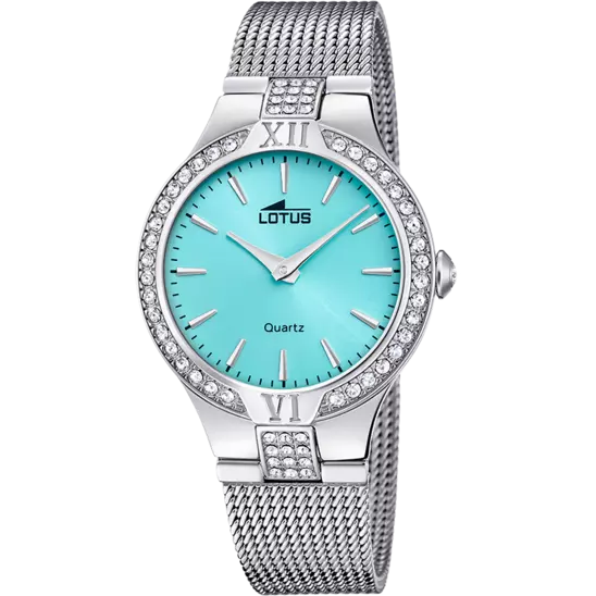 RELOJ DE MUJER LOTUS BLISS CON ESFERA AZUL Y CIRCONITAS 18894/2