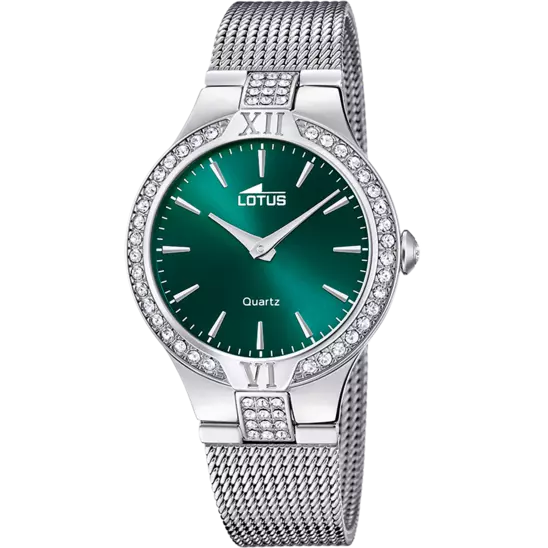 RELOJ DE MUJER LOTUS BLISS CON ESFERA VERDE Y CIRCONITAS 18894/4