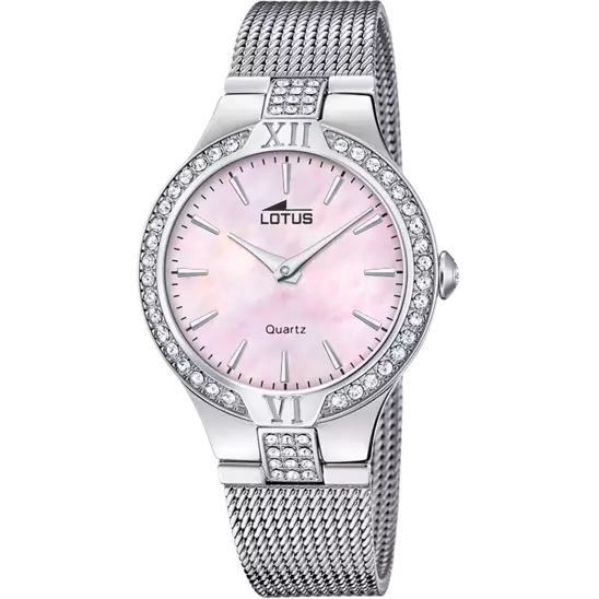 RELOJ DE MUJER LOTUS BLISS CON ESFERA ROSA Y CIRCONITAS 18894/B