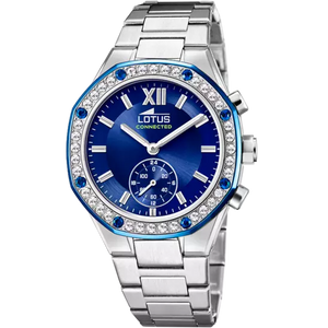 RELOJ DE MUJER LOTUS CONNECTED PLATEADO CON ESFERA AZUL 18924/2