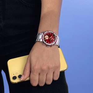 RELOJ DE MUJER LOTUS CONNECTED ESFERA ROJA 18924/3 MANO