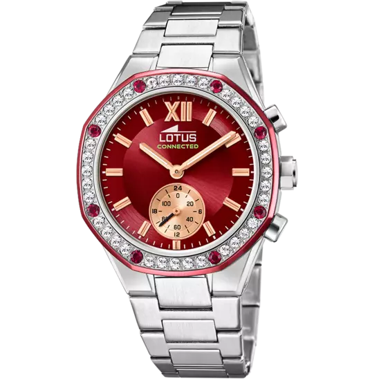 RELOJ DE MUJER LOTUS CONNECTED ESFERA ROJA 18924/3