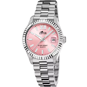 RELOJ DE MUJER LOTUS FREEDOM PLATEADO CON ESFERA ROSA 18930/2