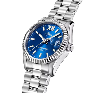 RELOJ DE MUJER LOTUS FREEDOM PLATEADO CON ESFERA AZUL 18930/5 LATERAL