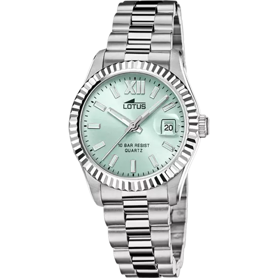 RELOJ DE MUJER LOTUS FREEDOM PLATEADO CON ESFERA VERDE 18930/7